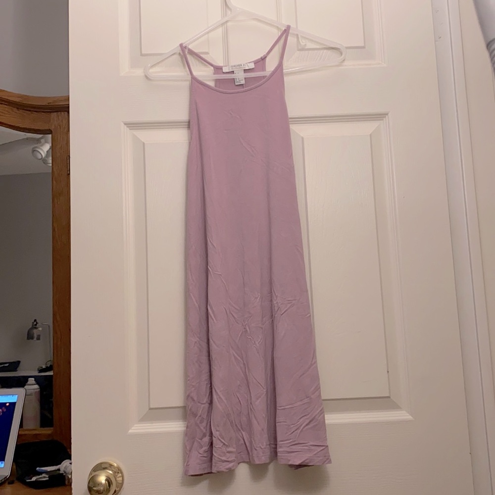 Dusty pink summer dress